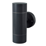 Φωτιστικό Σποτ Τοίχου Up-Down 2xGU10 Σκούρο Γκρι Αλουμινίου IP54 ACA – HI7031GDS