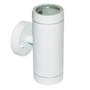 Φωτιστικό Σποτ Τοίχου Up-Down 2xGU10 Λευκό Αλουμινίου IP54 ACA – HI7031W