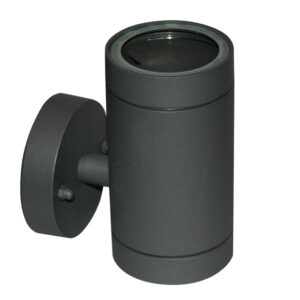 Φωτιστικό Σποτ Τοίχου 1xGU10 Γκρι Αλουμινίου IP54 ACA – HI7032AGDS