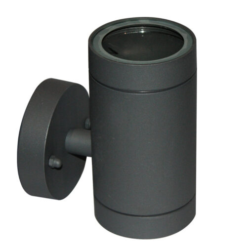 Φωτιστικό Σποτ Τοίχου 1xGU10 Γκρι Αλουμινίου IP54 ACA – HI7032AGDS