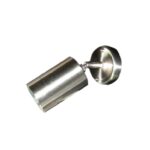 Φωτιστικό Σποτ Τοίχου Ρυθμιζόμενο 1xGU10 Inox Ανοξείδωτο Ατσάλι IP54 ACA – HI7033A