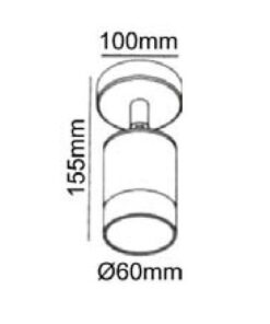 Φωτιστικό Σποτ Τοίχου Ρυθμιζόμενο 1xGU10 Inox Ανοξείδωτο Ατσάλι IP54 ACA – HI7033A