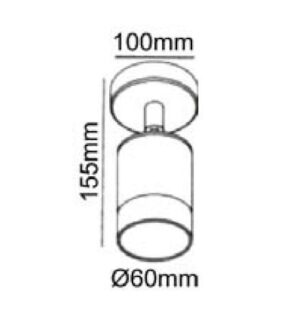 Φωτιστικό Σποτ Τοίχου Ρυθμιζόμενο 1xGU10 Inox Ανοξείδωτο Ατσάλι IP54 ACA – HI7033A