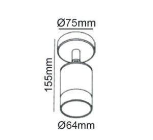 Φωτιστικό Σποτ Τοίχου με Ρυθμιζόμενο Βραχίωνα 1xGU10 Λευκό Αλουμινίου IP54 ACA – HI7033AW
