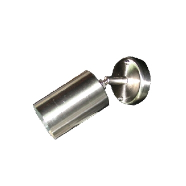 Φωτιστικό Σποτ Τοίχου Ρυθμιζόμενο 1xGU10 Inox Ανοξείδωτο Ατσάλι IP54 ACA – HI7033A