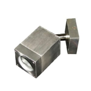 Φωτιστικό Σποτ Τοίχου Ρυθμιζόμενο 1xGU10 Νίκελ Ματ Αλουμίνιο IP65 ACA – HI7072