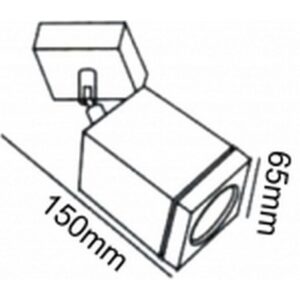 Φωτιστικό Σποτ Τοίχου Ρυθμιζόμενο 1xGU10 Νίκελ Ματ Αλουμίνιο IP65 ACA – HI7072