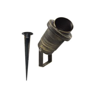 Φωτιστικό Σποτ Τοίχου/Καρφί Κήπου 1xGU10 Αλουμινίου Σκουριά 34cm IP65 ACA – HI7183AR