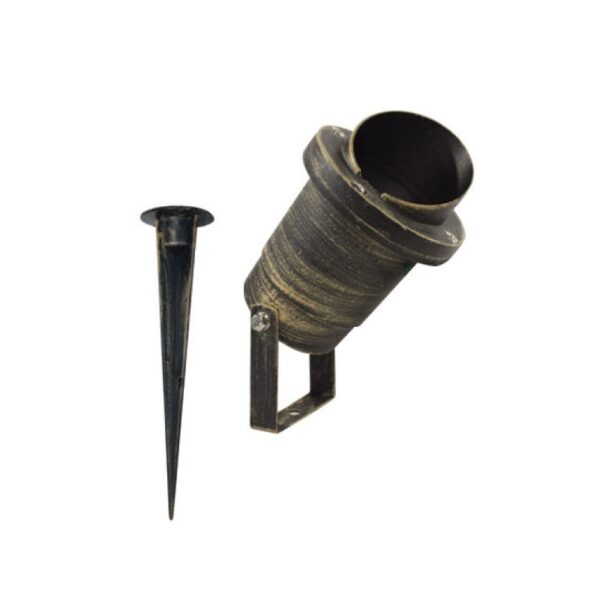 Φωτιστικό Σποτ Τοίχου/Καρφί Κήπου 1xGU10 Αλουμινίου Σκουριά 34cm IP65 ACA – HI7183AR