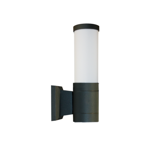 Απλίκα Τοίχου Αλουμινίου 1xE27 Σκούρο Γκρι IP45 ACA – HI7262GDS