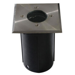 Φωτιστικό Σποτ Δαπέδου Χωνευτό 12x12cm 1xGU10 Inox Ανοξείδωτο Ατσάλι IP66 ACA – HI7372