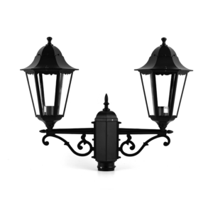 ΦΑΝΑΡΙ ΚΟΛΩΝΑΣ ΔΙΠΛΟ ΜΑΥΡΟ ΜΑΤ 23.5Χ44,5cm Φ60 ACA – HI8002BMS