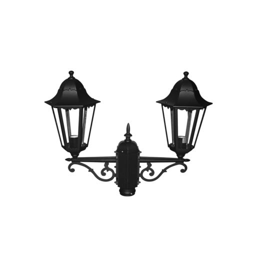 Φανάρι Πλατείας Κολώνας Γκρι 2xE27 Φ60 IP54 ACA – HI8002GDS