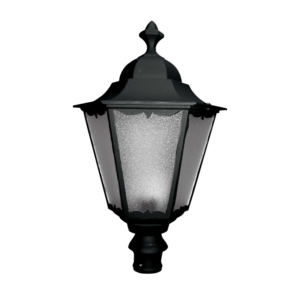 Φανάρι Πλατείας Ιστού Μαύρο Παραδοσιακό Μαύρο IP54 ACA – HI8111BMS