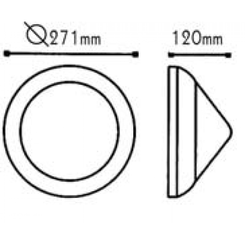 Φωτιστικό Τοίχου 1xE27 Απλίκα Ανοξείδωτο Ατσάλι Νίκελ Ματ ø271 με Πρισματικό Γυαλί IP45 ACA – HI8154