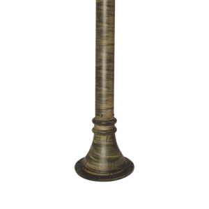 Κολωνάκι Αλουμινίου 50cm για Μπάλες & Φανάρια Ø60 Χρυσό-Μαύρο ACA  – HIPC500GB