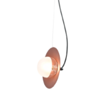 ACA DECOR  κρεμαστό φωτιστικό 1xG9 μεταλλικό με γυαλί σε χάλκινο χρώμα – HL4301P23BC