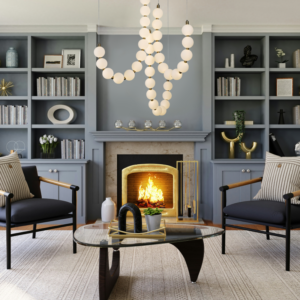 Κρεμαστό Φωτιστικό Lolly LED 54W 4000lm 3000K με Λευκές Ακρυλικές Μπάλες Φ10 με Χρυσή Λεπτομέρεια ACA – HM238LEDP36