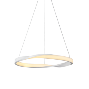 Κρεμαστό Φωτιστικό LED 42W 3300lm CCT Λευκό Μεταλλικό Φ80 ACA – HM24LEDP80WHCCT