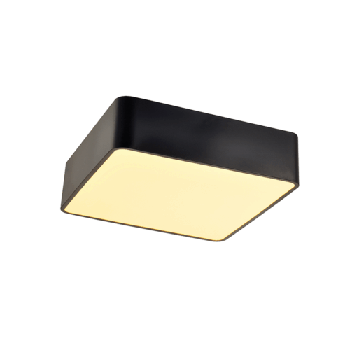 ΟΡΟΦΗΣ Φ/Σ LED 40W 4000LM CCT ΜΑΥΡΟ ΜΕΤ/ΚΟ 48X48XH13CM EMERY ACA – HM28LEDC48BKCCT