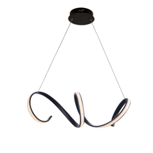 ACA DECOR   κρεμαστό φωτιστικό led 40w 2400lm 3000k σε μαύρο χρώμα – HM91LEDP64BK