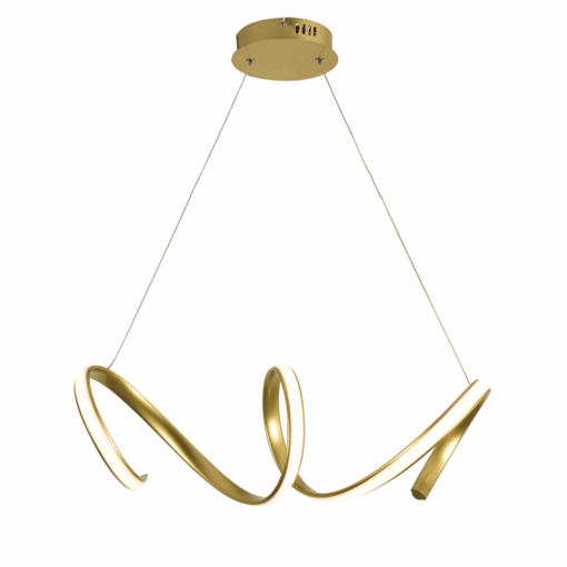ACA DECOR   κρεμαστό φωτιστικό led 40w 2400lm 3000k σε ορείχαλκο – HM91LEDP64BR