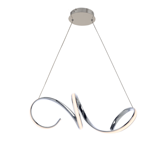 ACA DECOR   κρεμαστό φωτιστικό led 40w 2400lm 3000k σε χρώμιο χρώμα – HM91LEDP64CH