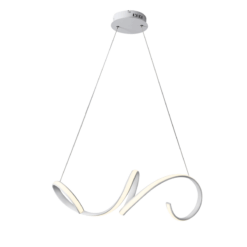 ACA DECOR   κρεμαστό φωτιστικό led 40w 2400lm 3000k σε λευκό χρώμα – HM91LEDP64WH