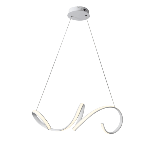 ACA DECOR   κρεμαστό φωτιστικό led 40w 2400lm 3000k σε λευκό χρώμα – HM91LEDP64WH