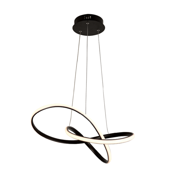 ACA DECOR   κρεμαστό φωτιστικό led 48w 2880lm 3000k σε μαύρο χρώμα – HM92LEDP48BK