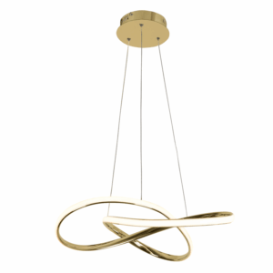 ACA DECOR   κρεμαστό φωτιστικό led 48w 2880lm 3000k σε ορείχαλκο – HM92LEDP48BR