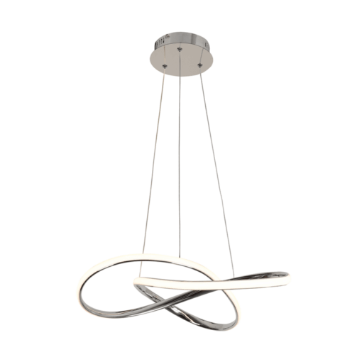 ACA DECOR Κρεμαστό Φωτιστικό LED 48w 2880lm 3000k σε Xρώμιο – HM92LEDP48CH