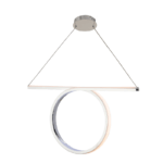 ACA DECOR   κρεμαστό φωτιστικό led 32w 1920lm 3000k σε χρώμιο χρώμα – HM98LEDP64CH