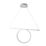ACA DECOR   κρεμαστό φωτιστικό led 32w 1920lm 3000k σε λευκό χρώμα – HM98LEDP64WH