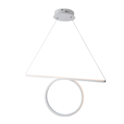 ACA DECOR   κρεμαστό φωτιστικό led 32w 1920lm 3000k σε λευκό χρώμα – HM98LEDP64WH