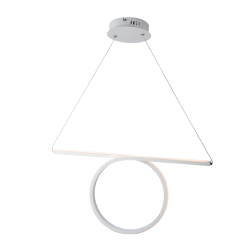 ACA DECOR   κρεμαστό φωτιστικό led 32w 1920lm 3000k σε λευκό χρώμα – HM98LEDP64WH