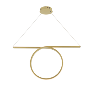 ΚΡΕΜΑΣΤΟ ΦΩΤΙΣΤΙΚΟ LED 43W 3000K 2580LM ΟΡΕΙΧΑΛΚΟ ΑΛΟΥΜΙΝΙΟ 88Χ17ΧΗ120CM ZERO ACA DECOR – HM98LEDP88BR