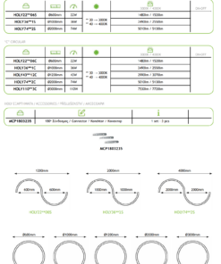 Κρεμαστό Γραμμικό Φωτιστικό σε Σχήμα Κύκλου/S/Ευθεία  HOLY ACA