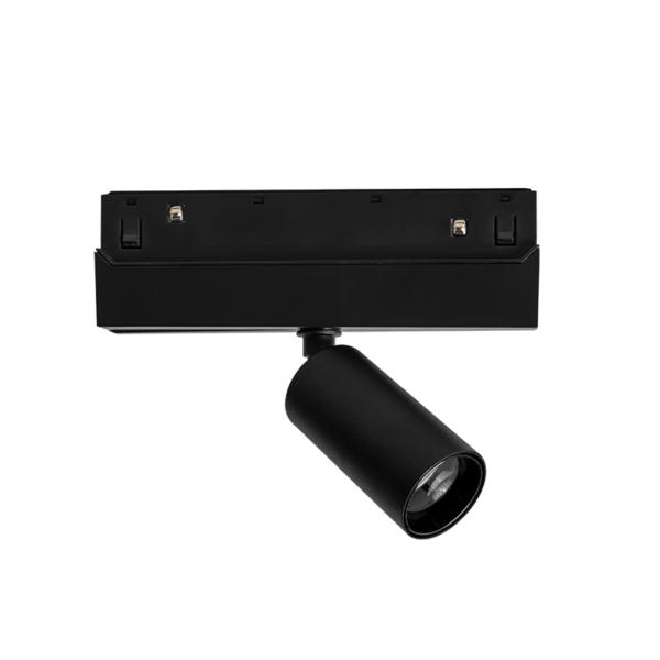 ΜΑΥΡΟ ΜΑΤ ΜΑΓΝΗΤΙΚΟ ΜΙΝΙ ΣΠΟΤ 48V DC 6W 3000K 600LM 24° OSRAM RA90 Φ30*60MM ACA – HUBEM630B