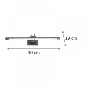 InLight Επιτοίχιο φωτιστικό από λευκό μέταλλο και ακρυλικό (1044-Γ-Λευκό)