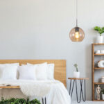 InLight Κρεμαστό φωτιστικό από μελί γυαλί 1XE27 D:18cm (4039-B-Amber)