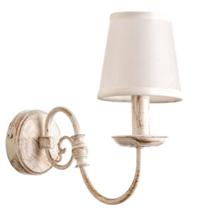 InLight Επιτοίχιο φωτιστικό από μέταλλο σε λευκή πατίνα (43371)