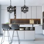 InLight Κρεμαστό φωτιστικό από μαύρο μέταλλο 1XE27 D:30cm (4418-BL)