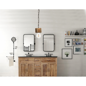 InLight Κρεμαστό φωτιστικό από ξύλο και σχοινί 1XE27 D:10cm (5318-1)