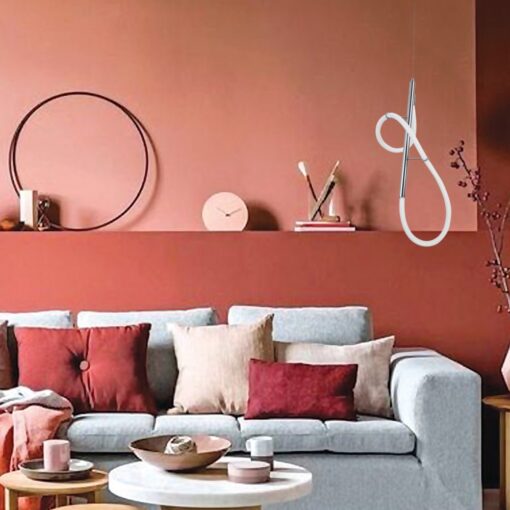 InLight Κρεμαστό φωτιστικό από χρώμιο μέταλλο και σωλήνα σιλικόνης (6015-CH)