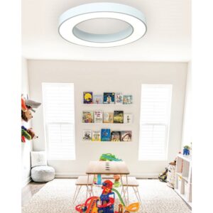 InLight Κρεμαστό φωτιστικό από αλουμίνιο σε λευκή απόχρωση (6171-80-WH)