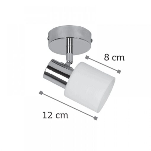 InLight Επιτοίχιο σποτ από μέταλλο σε οξυντέ απόχρωση (9064-1Φ-Οξυντέ)