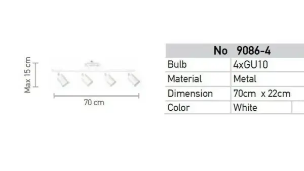 InLight Σποτ GU10 9086-4