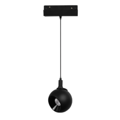 ΜΑΥΡΟ ΜΑΤ ΜΑΓΝΗΤΙΚΟ ΚΡΕΜΑΣΤΟ ΦΩΤΙΣΤΙΚΟ 48V DC 12W 3000K 1000LM 36° OSRAM RA90 Φ100*134MM ACA – IONAP1230B