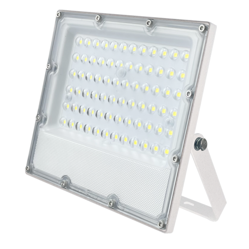 LED Προβολέας 50W ACA Λευκός 90° 6000lm 100-277V Αδιάβροχος IP65 Φυσικό Λευκό 4000K – J5040W